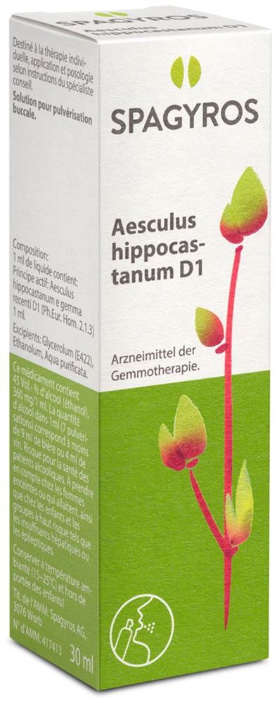Spagyros Aesculus hippocastanum 1 D, Hauptbild