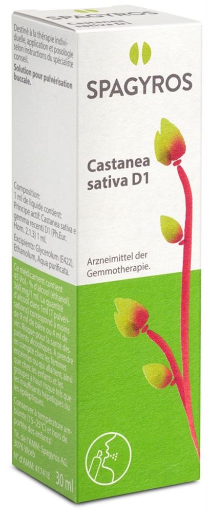 Spagyros castanea sativa 1 D