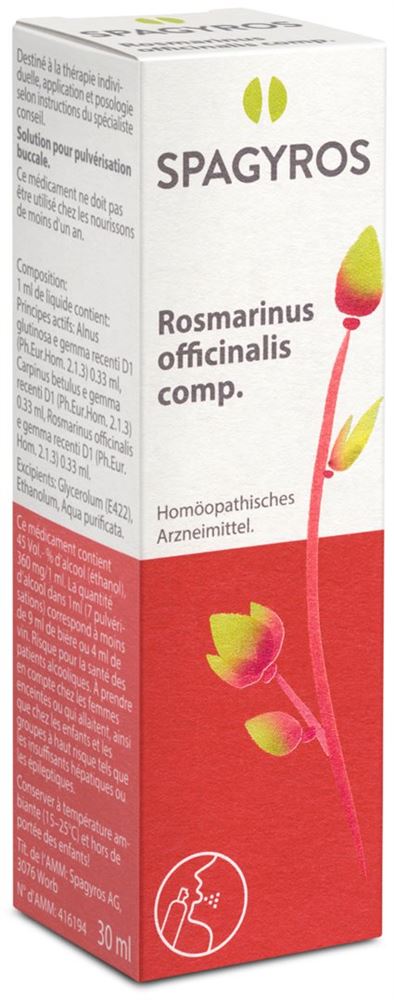 Spagyros rosmarinus officinalis 1 D