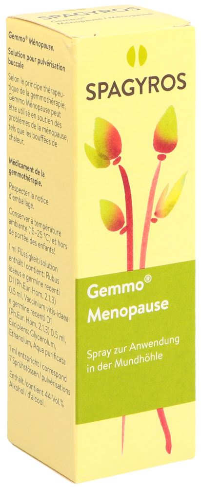 Menopause spray buccal