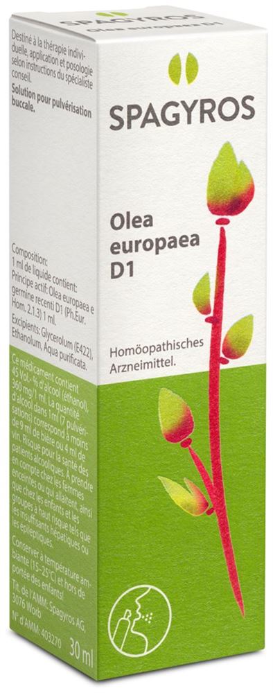 Spagyros Olea europaea 1 D