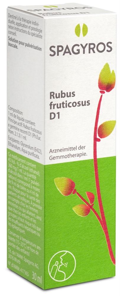 Spagyros Rubus fruticosus 1 D, Hauptbild