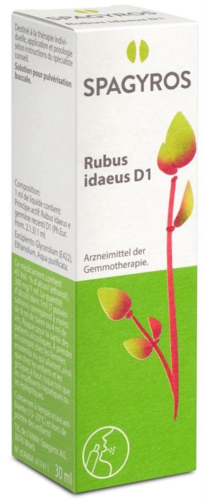 Spagyros rubus idaeus 1 D, image principale
