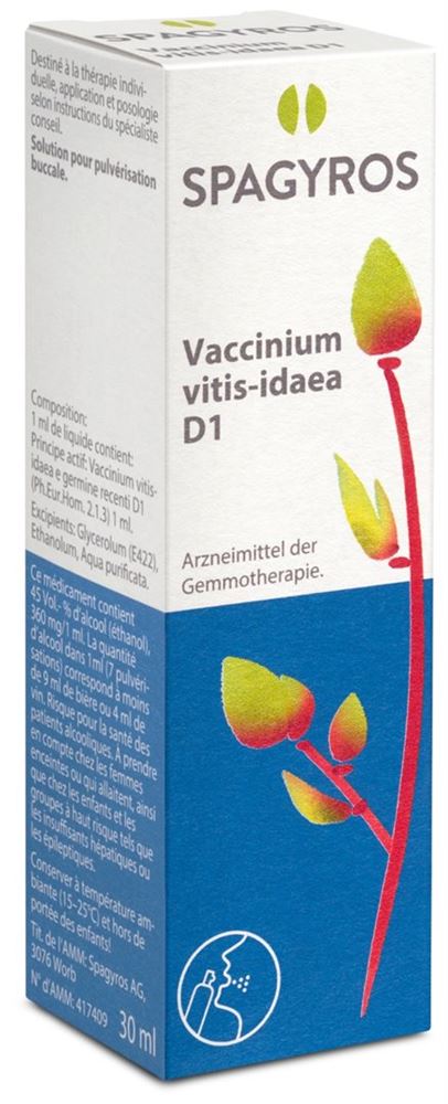 Spagyros vaccinium vitis-idaea 1 D
