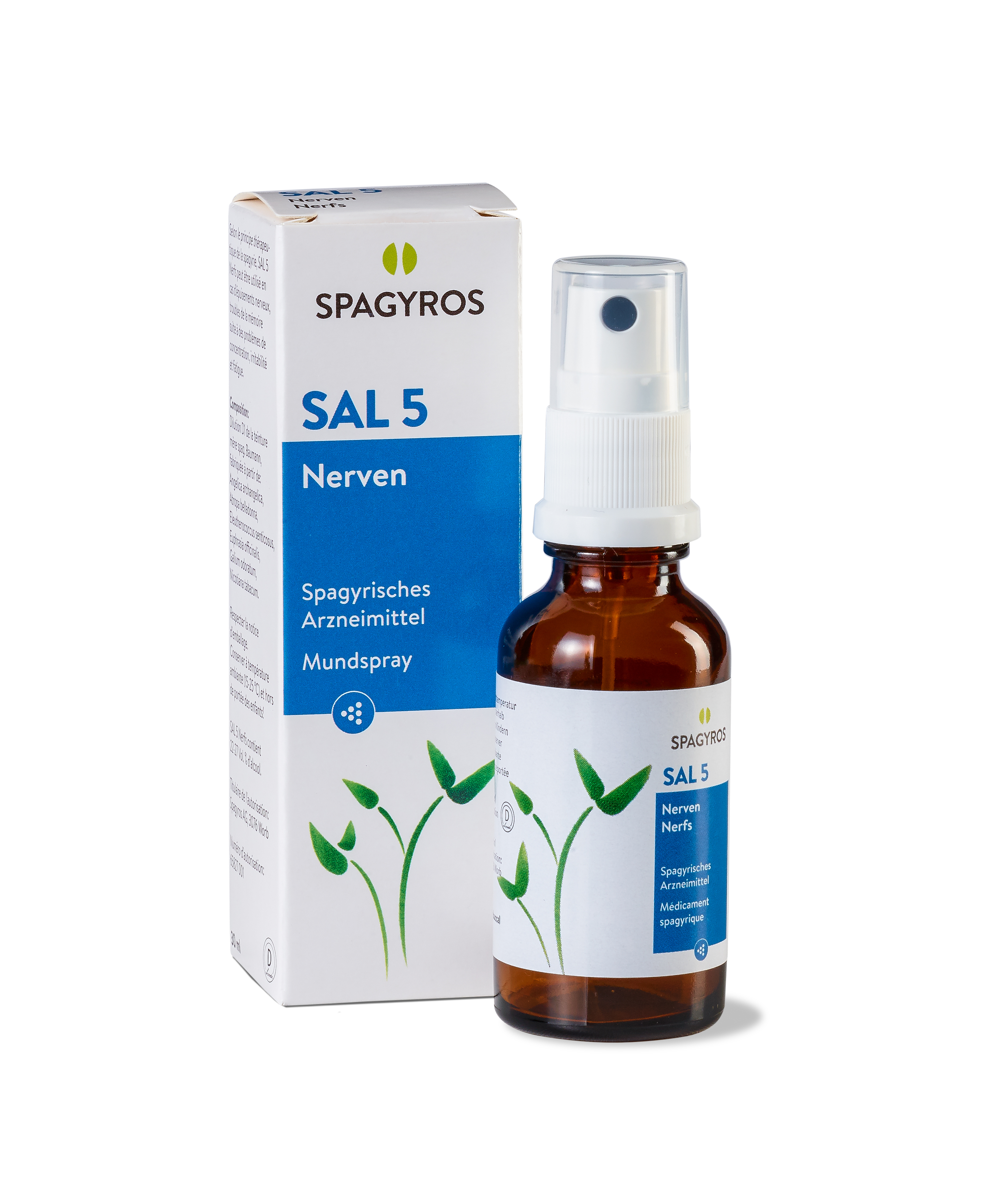 Spagyros SAL 5 nerfs spray buccal, image principale