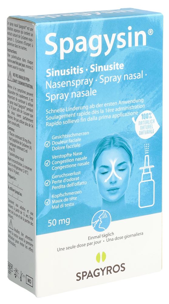 SPAGYSIN spray nasal sinusite mg