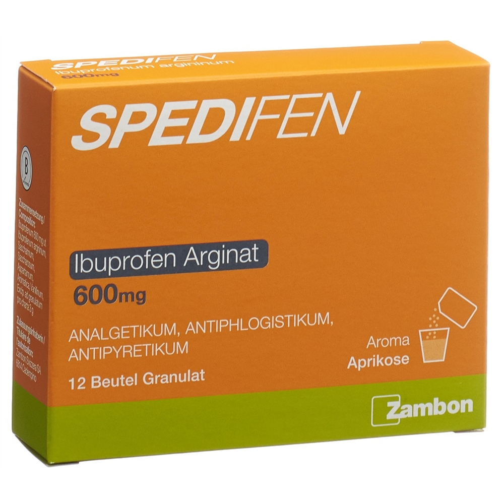 SPEDIFEN gran 600 mg sach 12 pce, image 2 sur 4