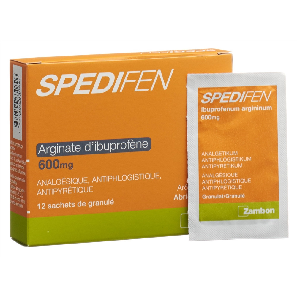 SPEDIFEN gran 600 mg sach 12 pce, image 3 sur 4