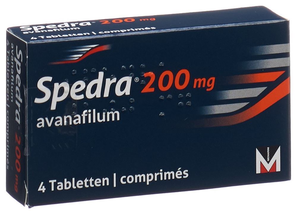 SPEDRA Tabl 200 mg Blist 4 Stk, Hauptbild