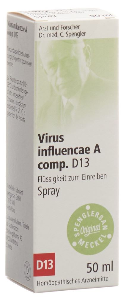 Spenglersan Virus influencae A comp. 13 D, Hauptbild