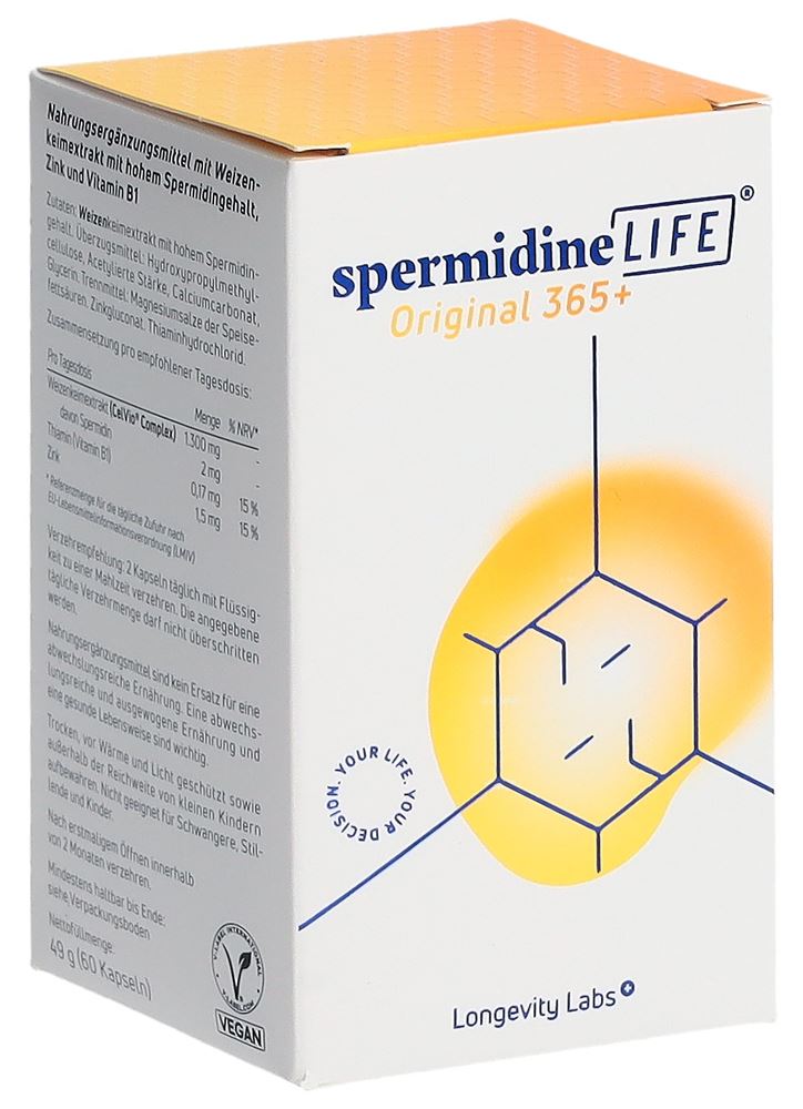 SPERMIDINELIFE Original 365+ 2 mg, image principale