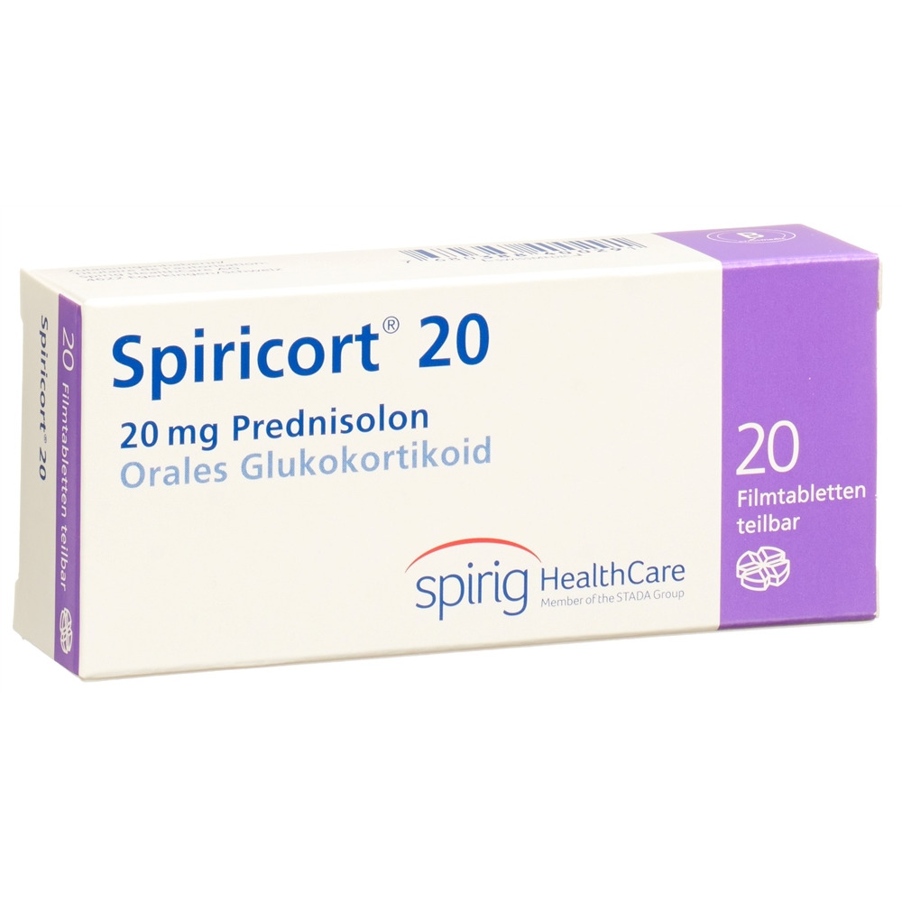 SPIRICORT Filmtabl 20 mg Blist 20 Stk, Hauptbild