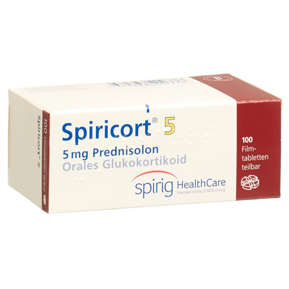 SPIRICORT Filmtabl 5 mg Blist 100 Stk, Hauptbild