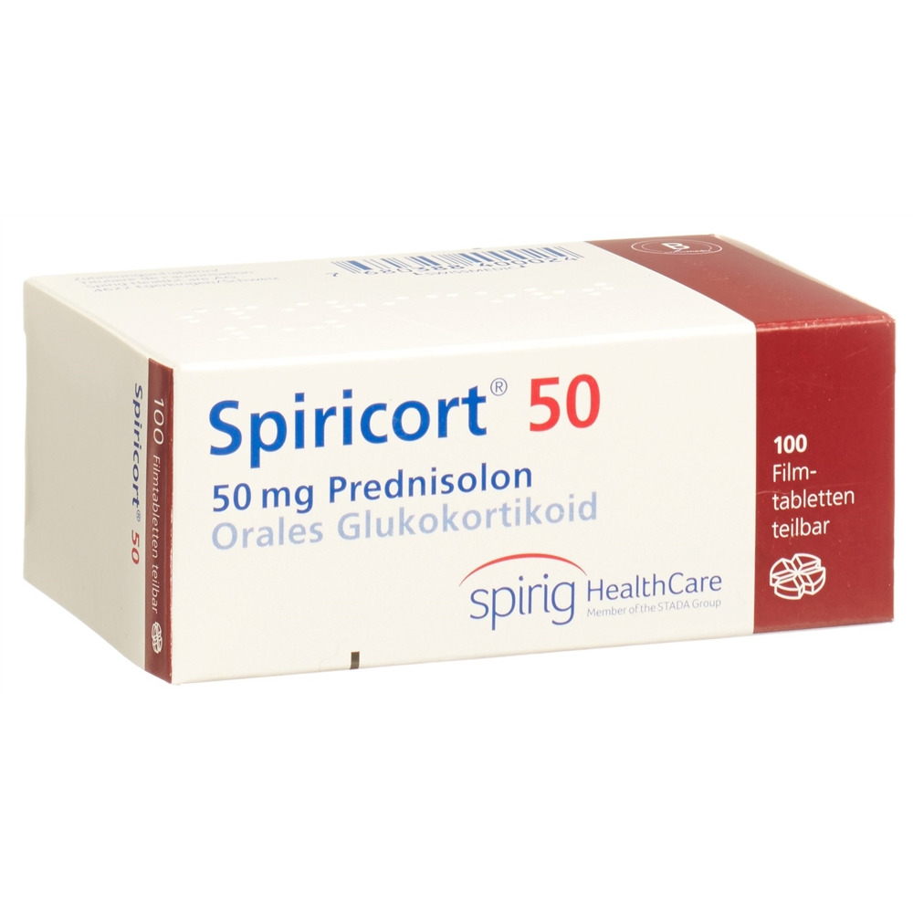 SPIRICORT Filmtabl 50 mg Blist 100 Stk, Hauptbild