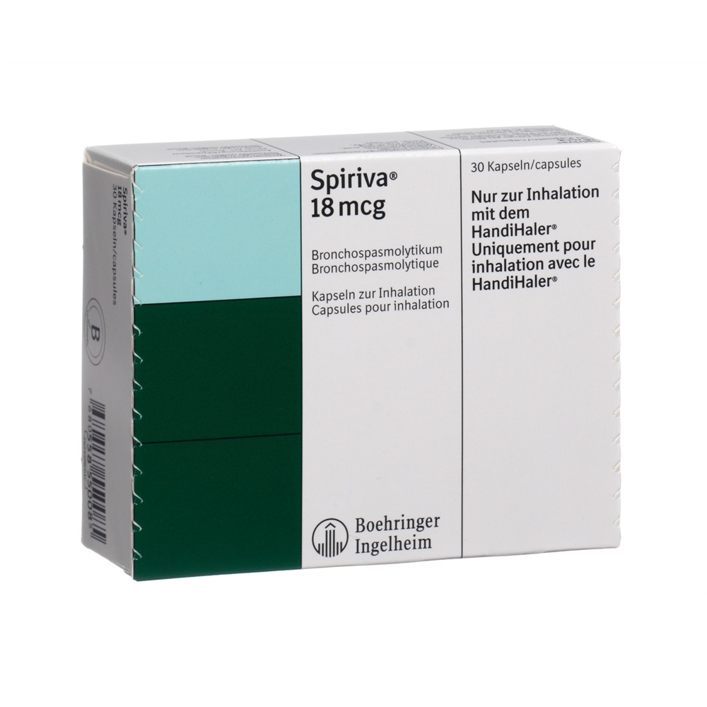 SPIRIVA caps inh 18 mcg blist 30 pce | Commander en ligne