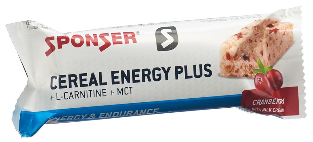 SPONSER Cereal Energy Plus Bar, image principale