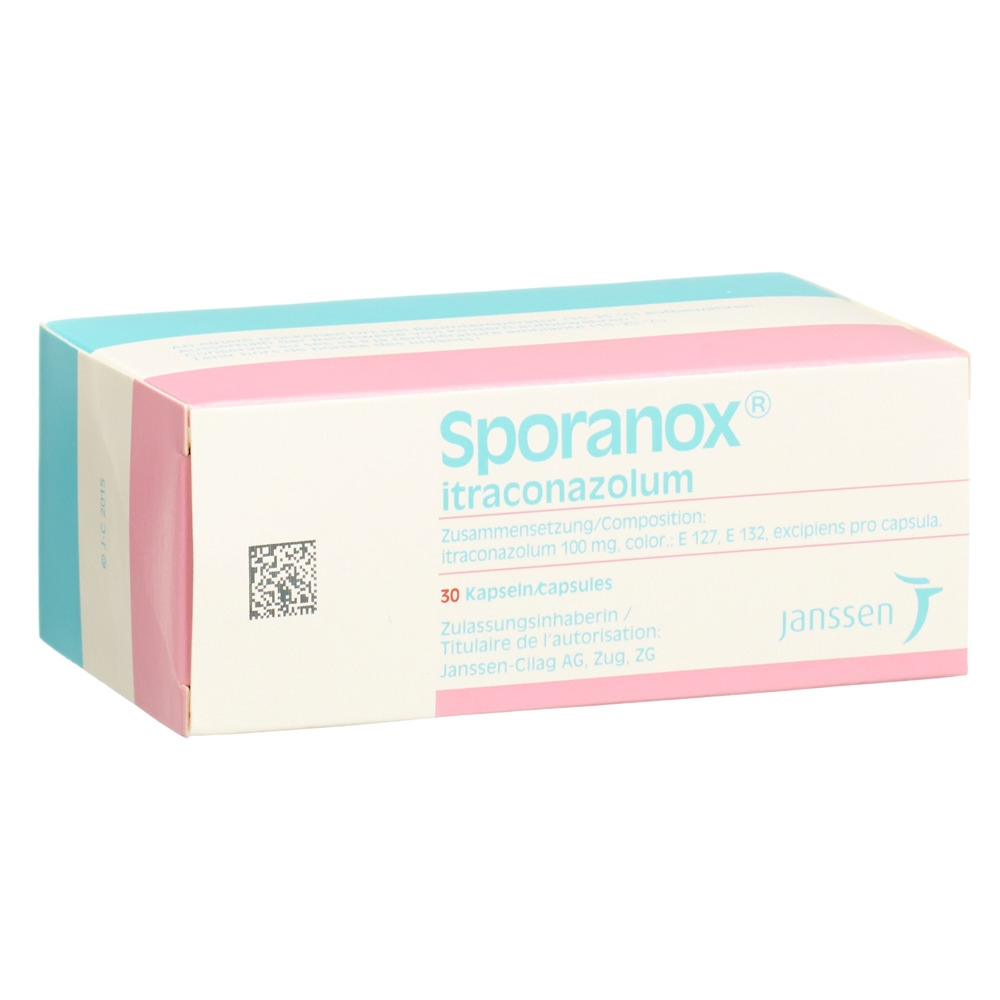 Sporanox caps 100 mg blist 30 pce, image principale