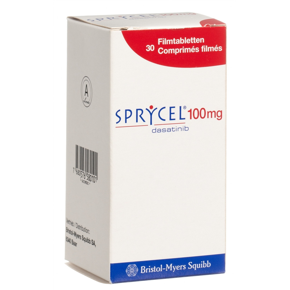 SPRYCEL cpr pell 100 mg bte 30 pce, image principale