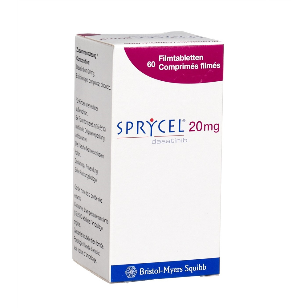 SPRYCEL cpr pell 20 mg bte 60 pce, image 2 sur 2