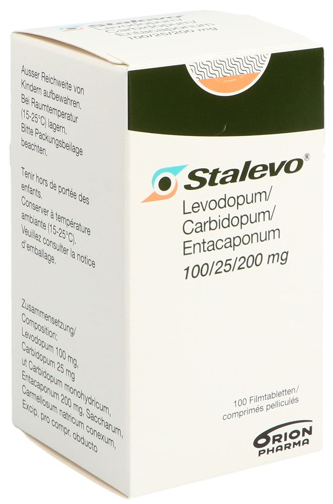 STALEVO cpr pell 100/25/200mg bte 100 pce, image principale