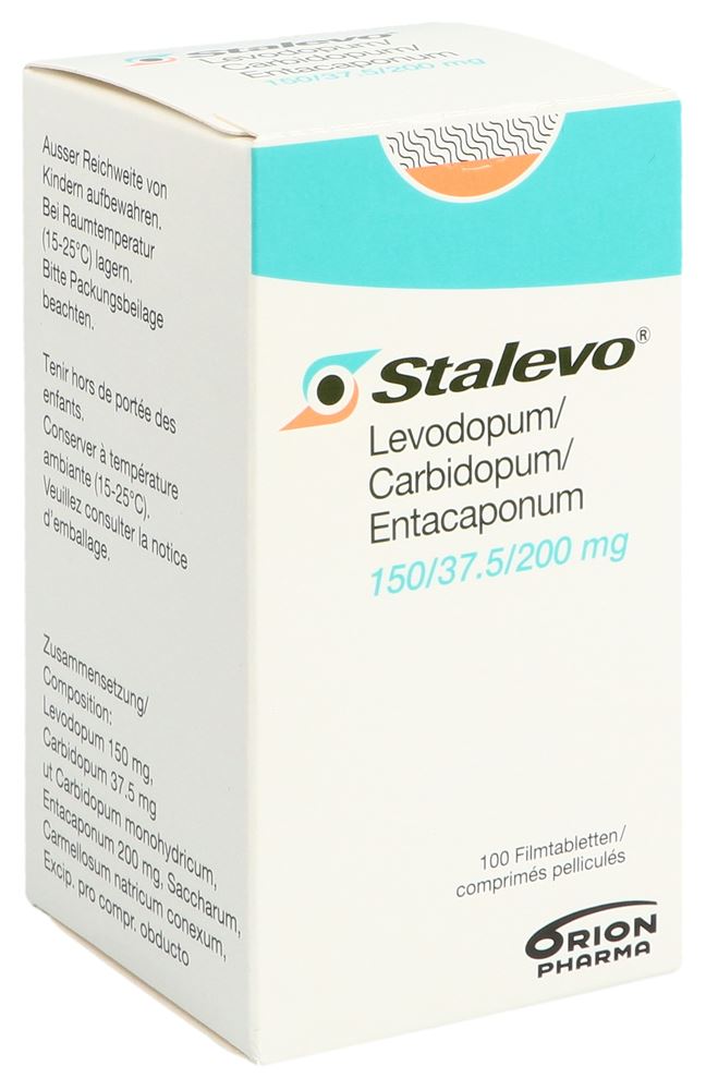 STALEVO cpr pell 150/37.5/200mg bte 100 pce, image principale