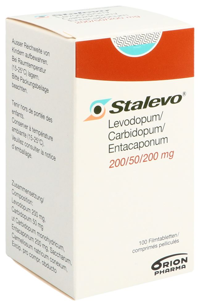 STALEVO cpr pell 200/50/200mg bte 100 pce, image principale