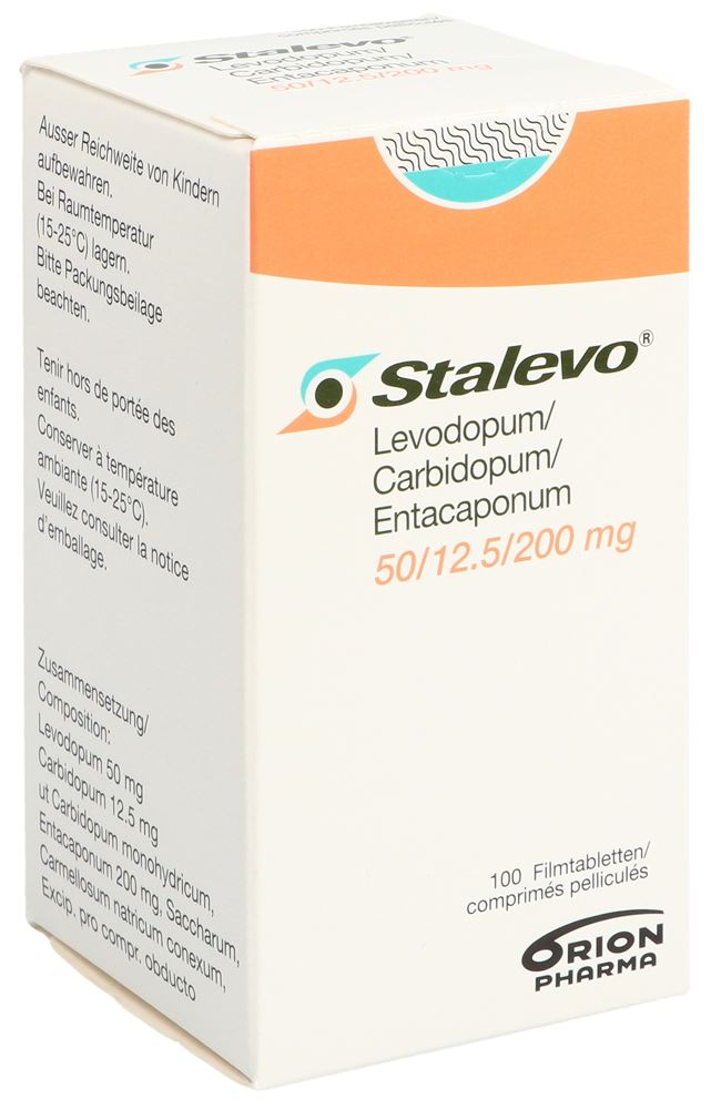 STALEVO cpr pell 50/12.5/200mg bte 100 pce, image principale