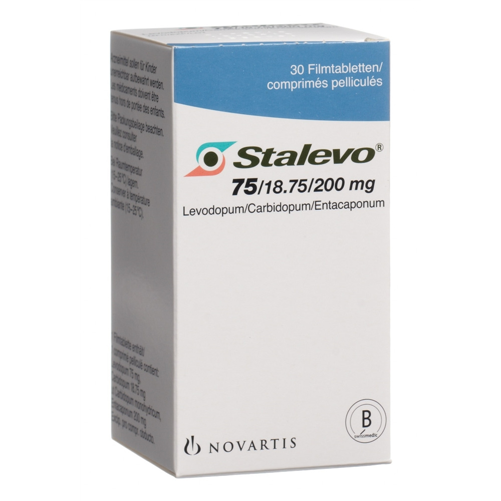 STALEVO Filmtabl 75/18.75/200mg Ds 30 Stk, Hauptbild