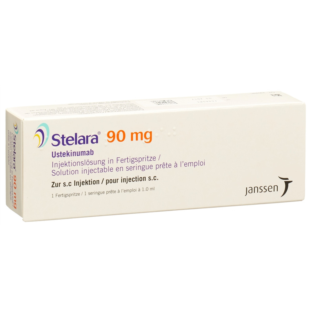 STELARA Inj Lös 90 mg/ml Fertigspritze Fertspr 1 ml, Hauptbild