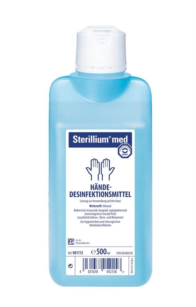 STERILLIUM med Händedesinfektion