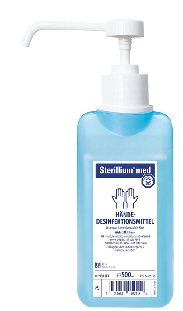 STERILLIUM med Händedesinfektion