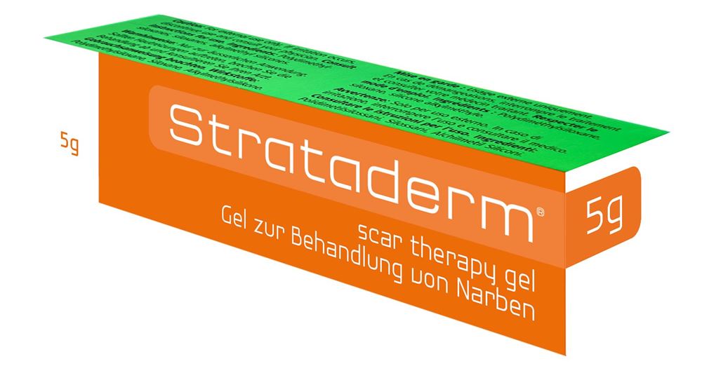 STRATADERM 4p gel de silicone pour le traitement des cicatrices nouvelles et anciennes