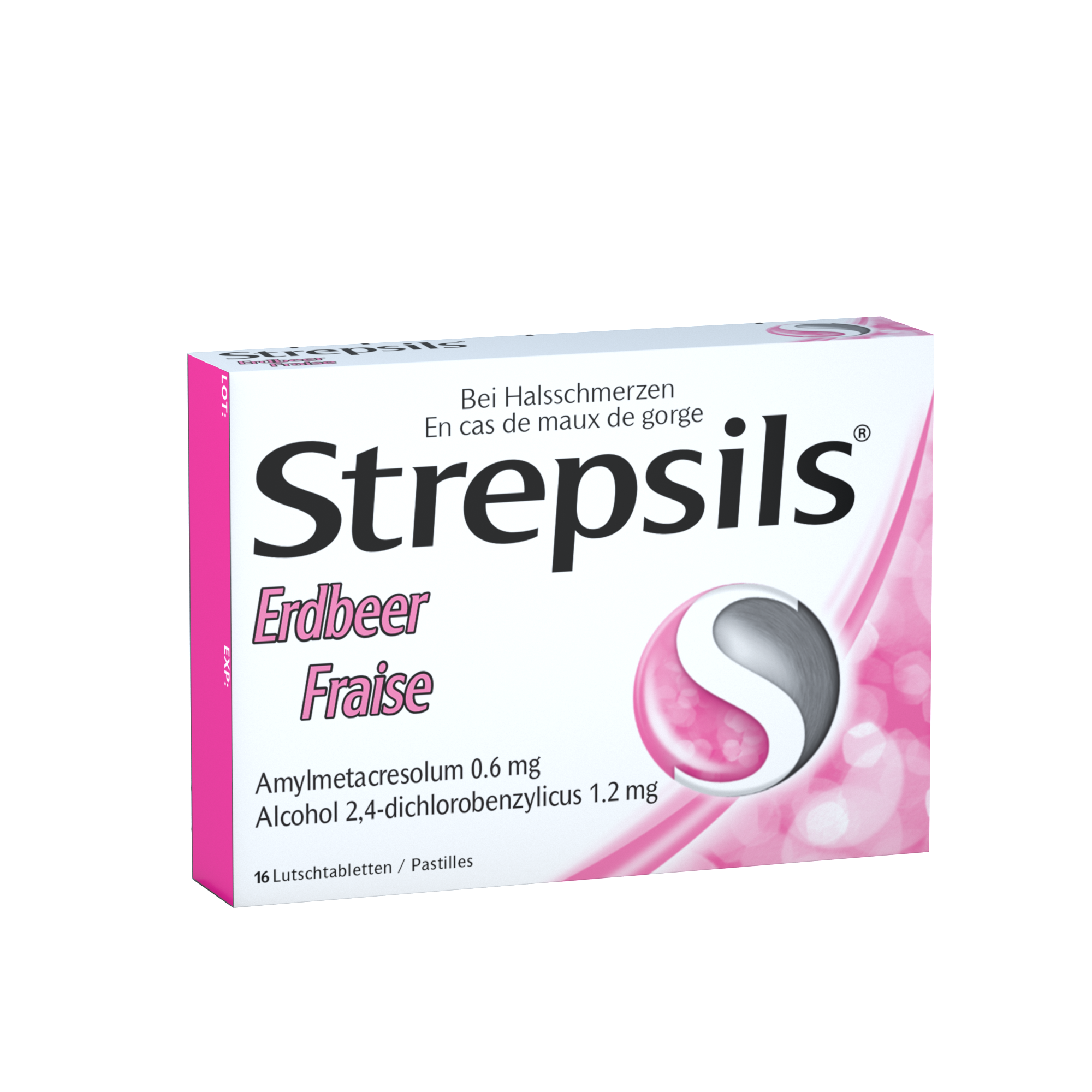 Strepsils Lutschtabl Erdbeer Blist 16 Stk, Bild 2 von 2