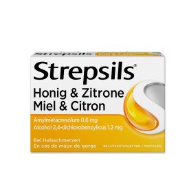 Strepsils Lutschtabl Honig & Zitrone Blist 24 Stk