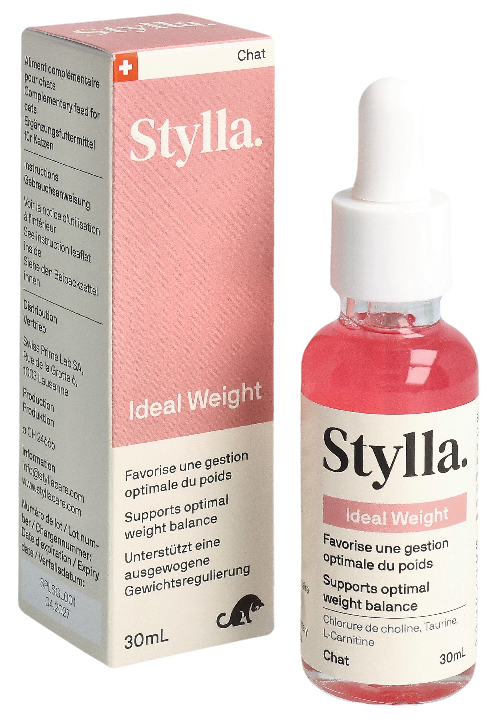 STYLLA ideal weight pour chats