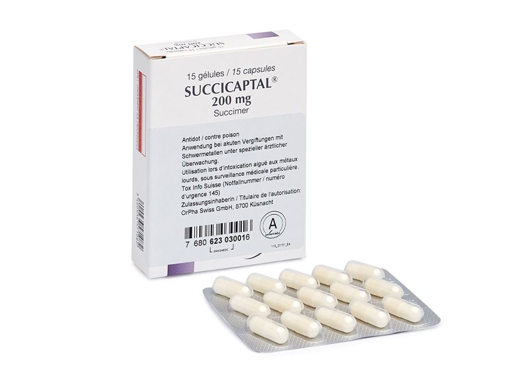 Succicaptal caps 200 mg blist 15 pce, image principale