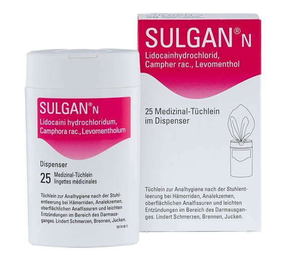 SULGAN lingettes médicinales, image principale