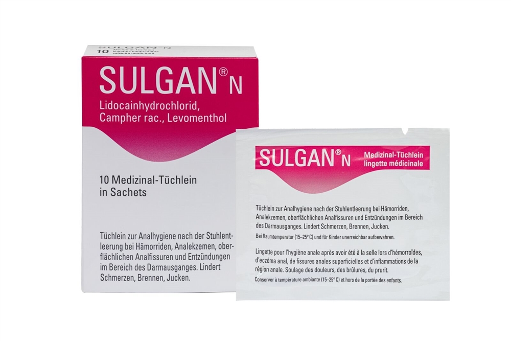 SULGAN lingettes médicinales, image 2 sur 4