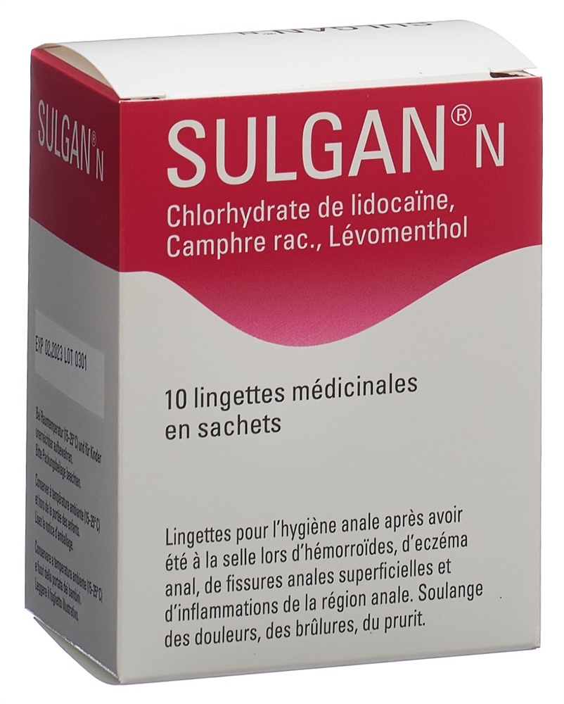 SULGAN lingettes médicinales, image 4 sur 4