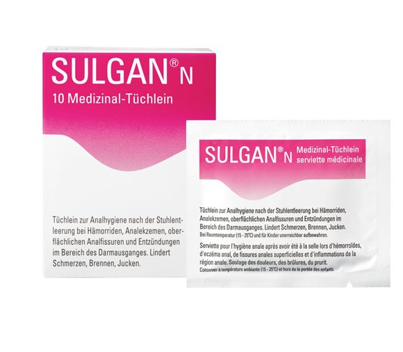 SULGAN lingettes médicinales, image principale