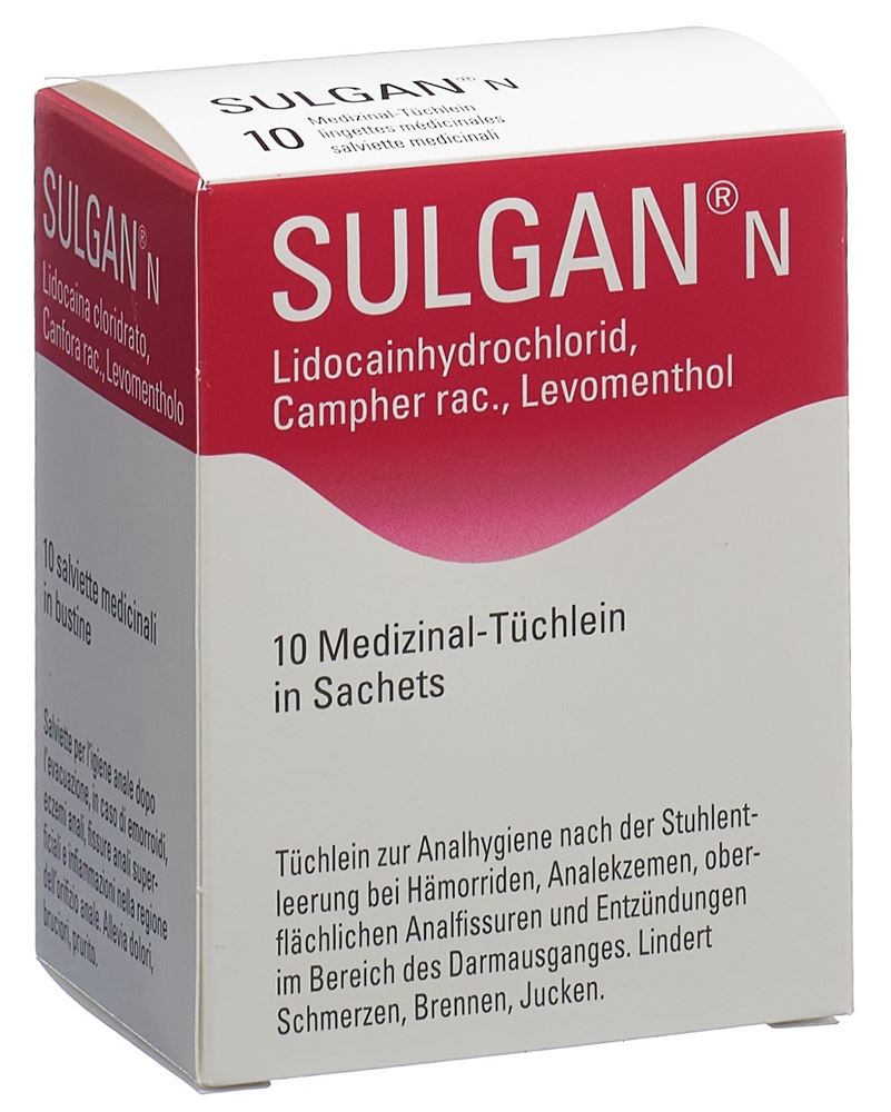 SULGAN Medizinal-Tüchlein, Hauptbild