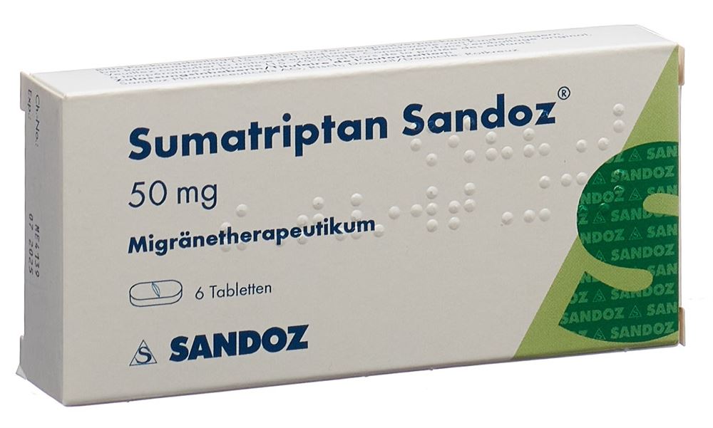 SUMATRIPTAN Sandoz 50 mg, image principale