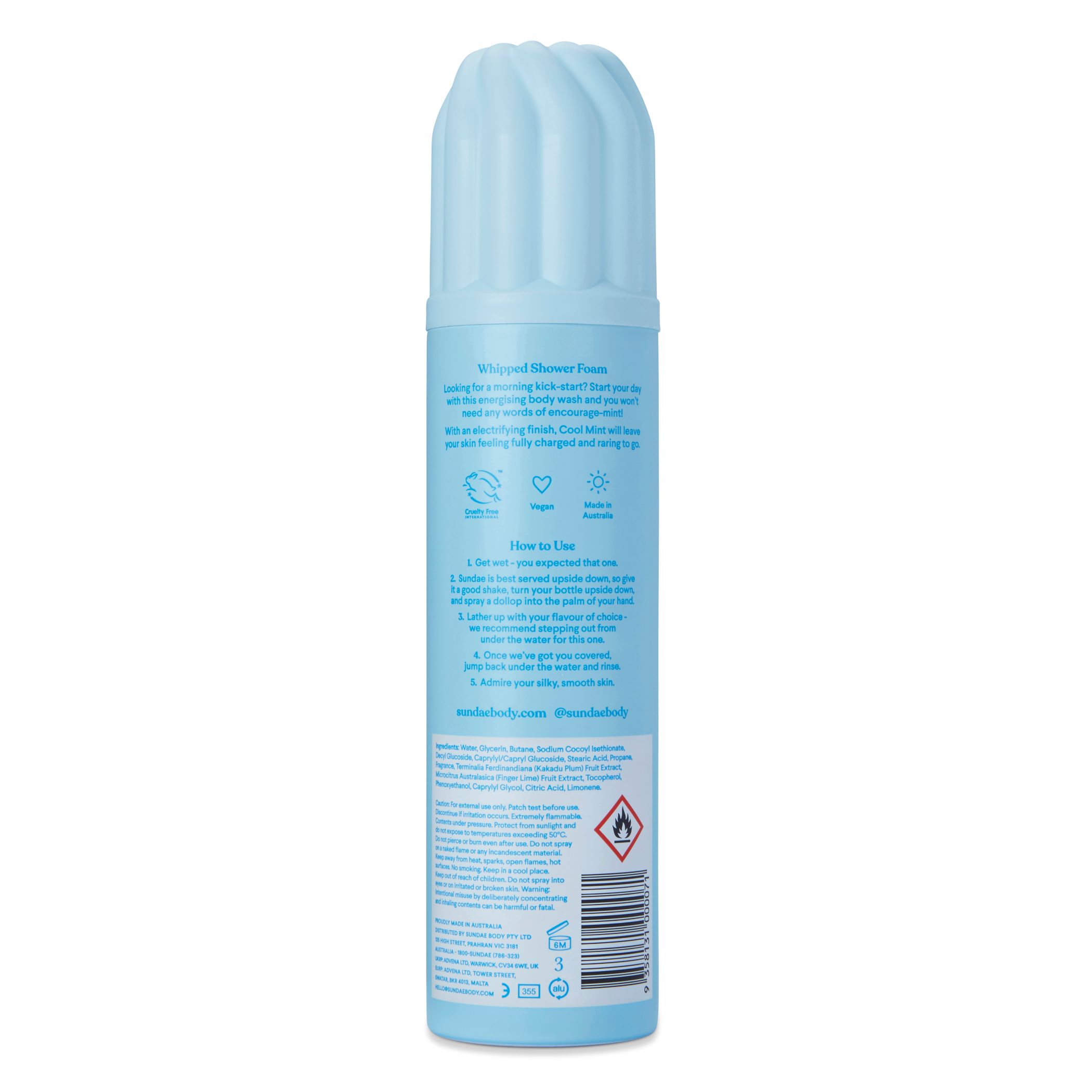 SUNDAE whipped body shower foam, image 2 sur 5