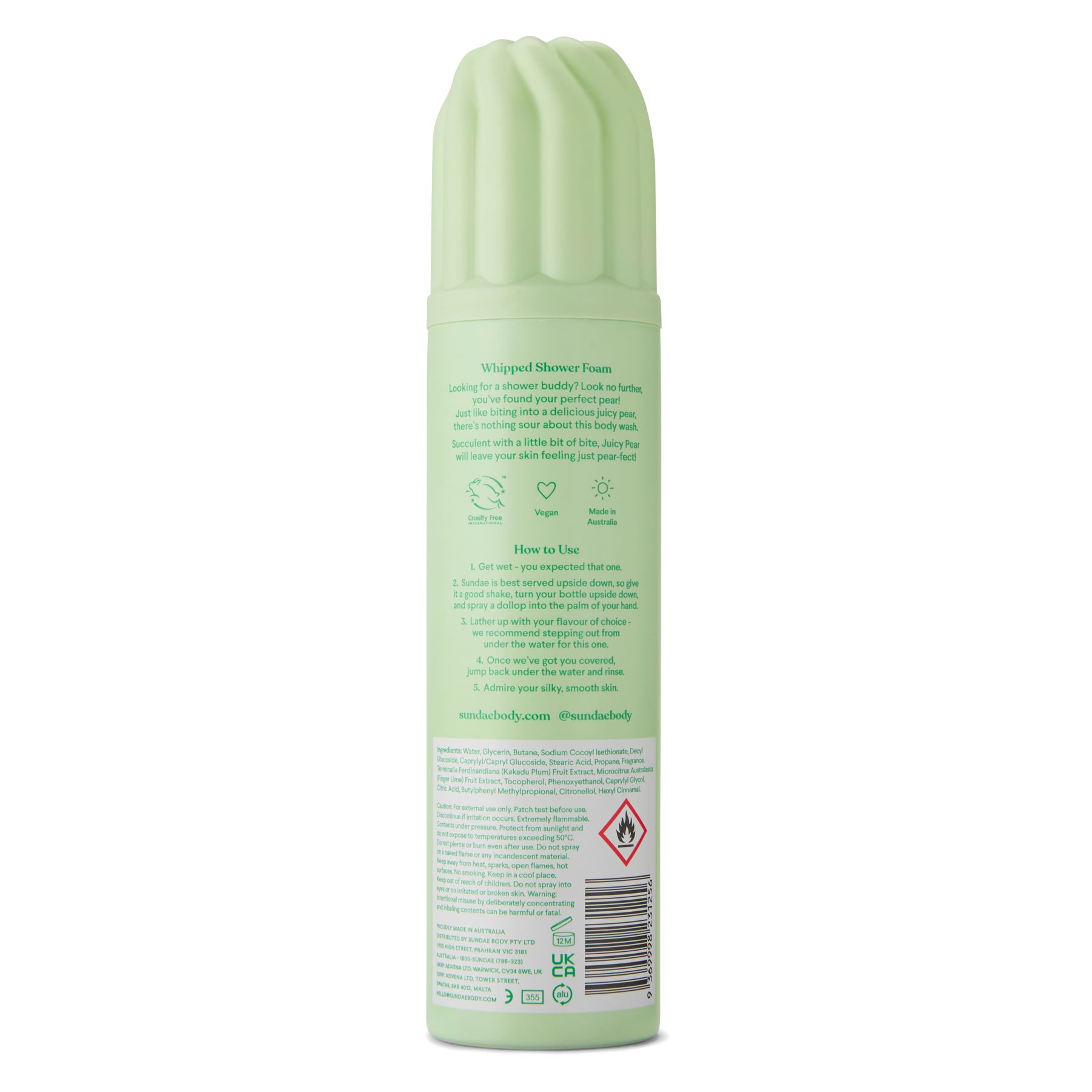 SUNDAE whipped body shower foam, image 2 sur 5