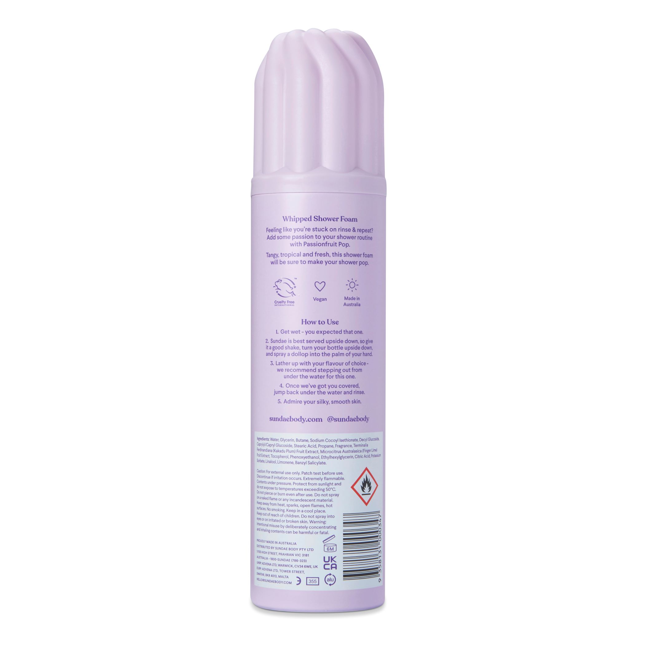 SUNDAE Whipped Body Shower Foam, Bild 2 von 5
