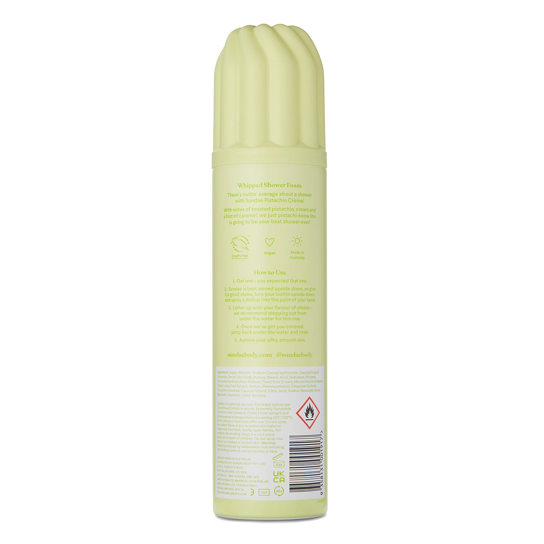 SUNDAE whipped body shower foam, image 2 sur 5