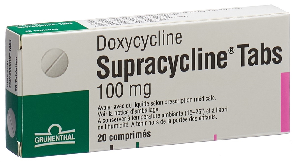 SUPRACYCLIN Tabs 100 mg, image 2 sur 2