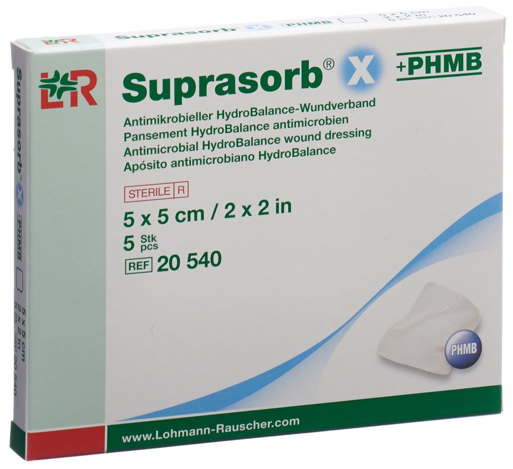 SUPRASORB X + PHMB HydroBalance-Wundverband, Hauptbild