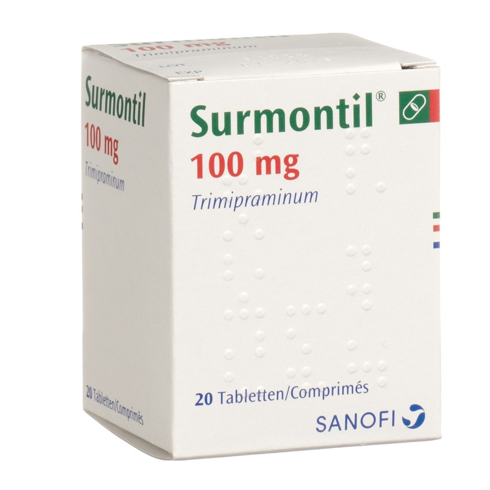 SURMONTIL cpr 100 mg bte 20 pce, image principale