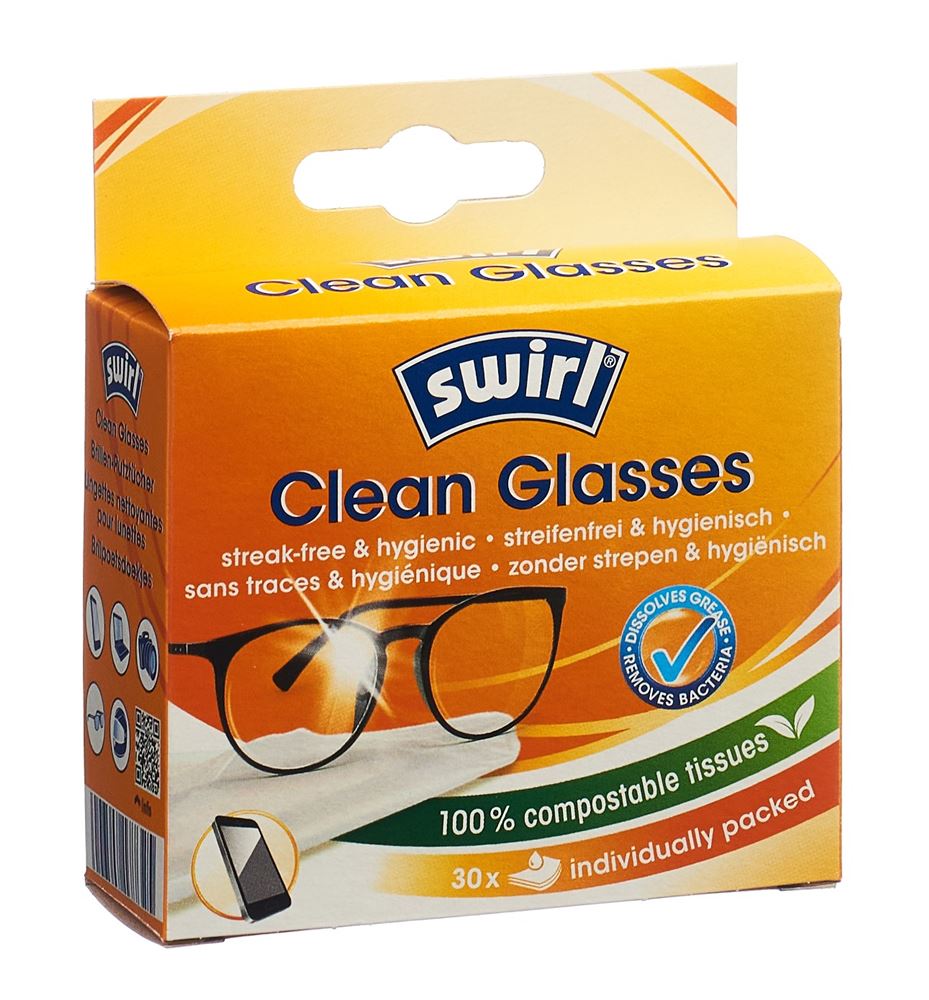 Swirl lingettes nettoyantes pour les lunettes